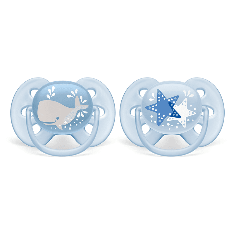 CHUPETE ULTRA SOFT LISO 6-18m NENE x2