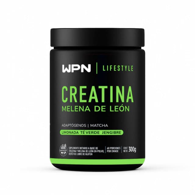 CREATINA MELENA DE LEON limonada te verde jengibre