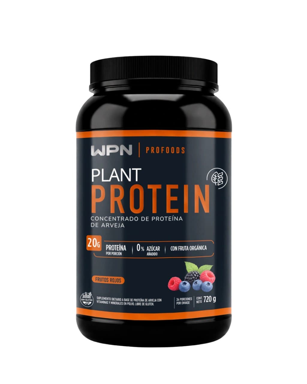 PLANT PROTEIN de arveja con fruta organica sin azucar