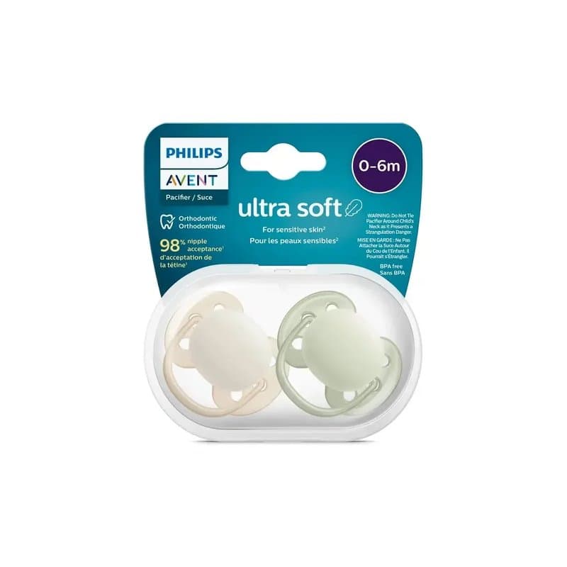 CHUPETE ULTRA SOFT LISO 0-6m NENA x2