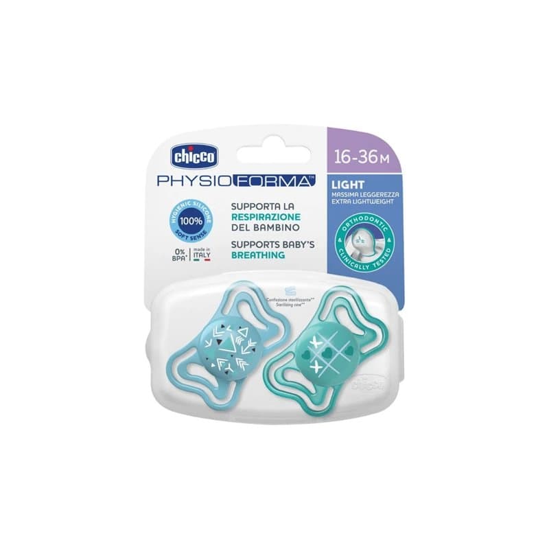 CHUPETE PHYSIO LIGHT DECO NENA +16m x2