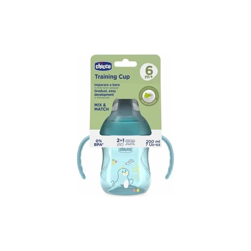 VASOS TRAINING NENE (2en1 Antigoteo o flujo libre) 200ML