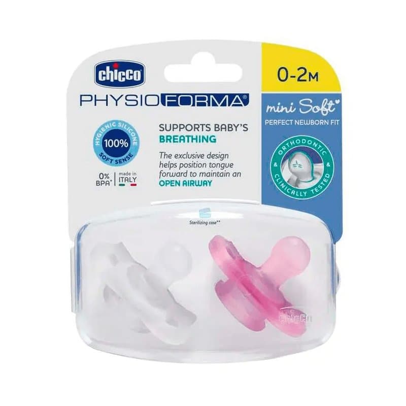 CHUPETES MINI SOFT 0-2m NENE LISO x2 -