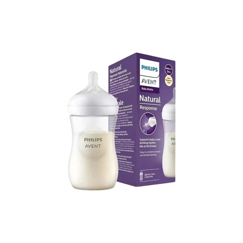MAMADERA NATURAL RESPONSE 260ml DECO JIRAFA
